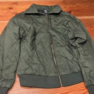 Brand new dark green quilted jacket!